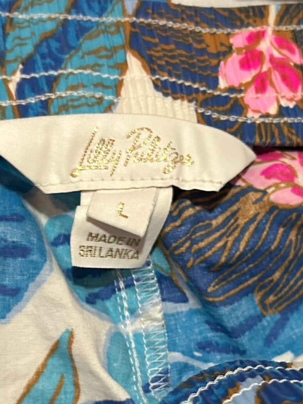 Lilly Pulitzer Matching Darcey Woven Top Abrianna Boxer Shorts Pajama Set - Picture 6 of 7